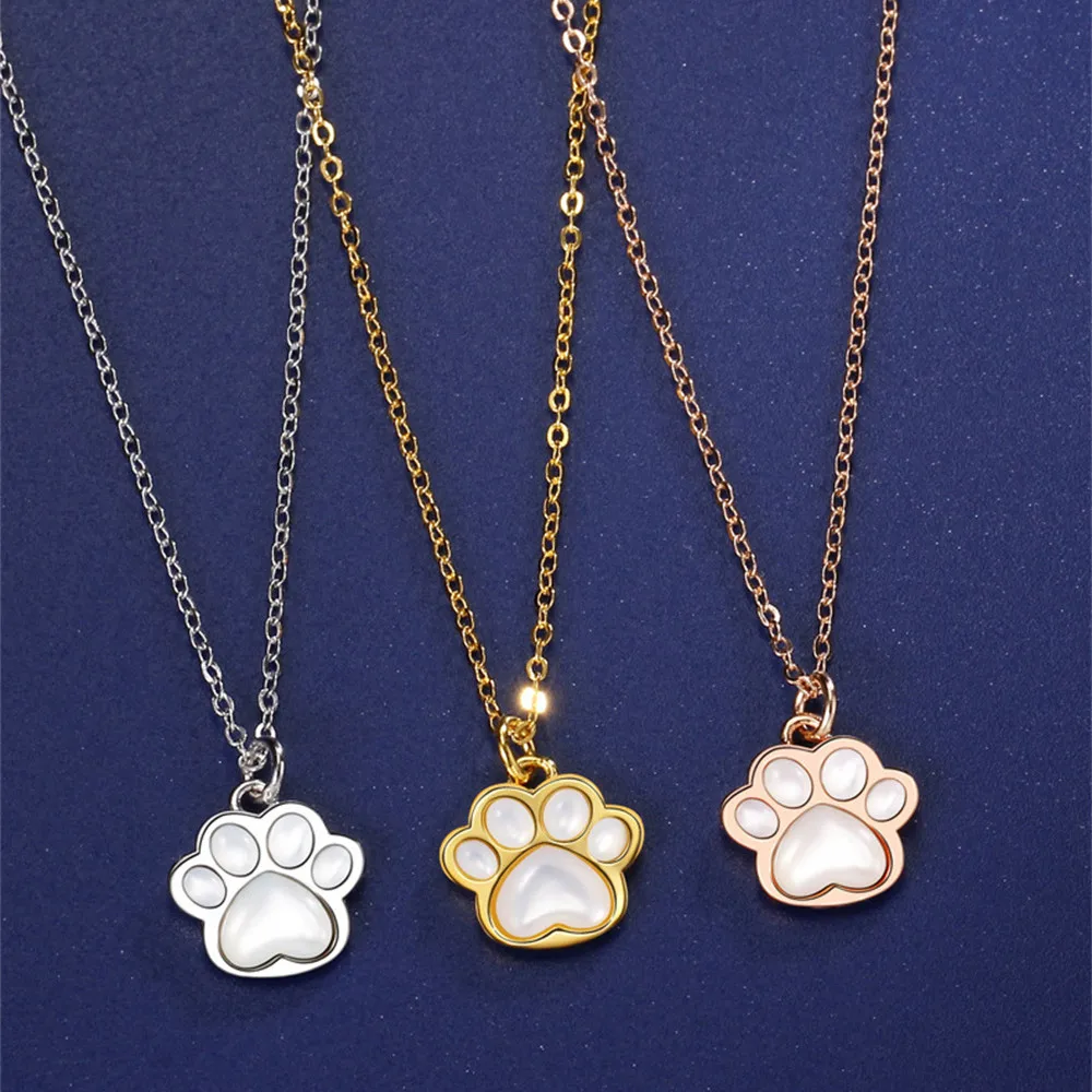 

Корейская серебряная кошачья лапа в форме сердца 925 пробы — уникальная милая женская подвеска BFF для девочек