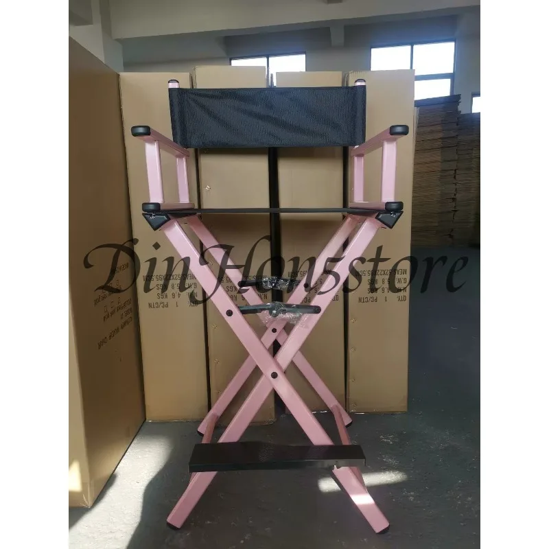 High Aluminum Frame Folding Director Chair – Lightweight Portable Makeup Artist Chair for Outdoor Furniture