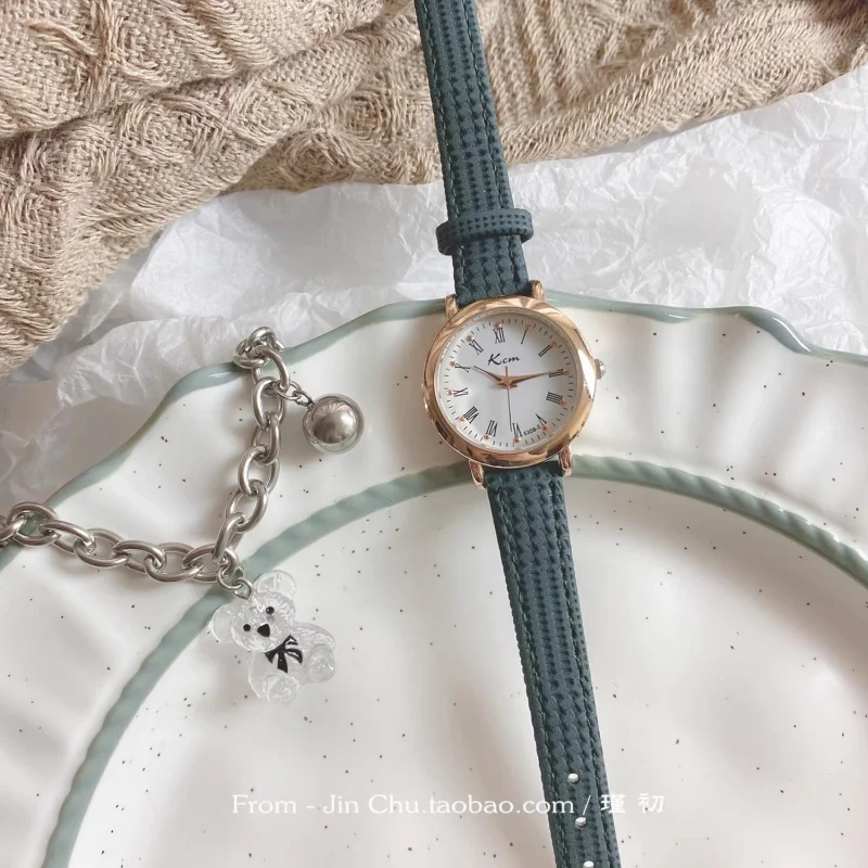 Reloj con cinturón para mujer, accesorio de estilo veraniego, sencillo, temperamento, diseño de interés especial