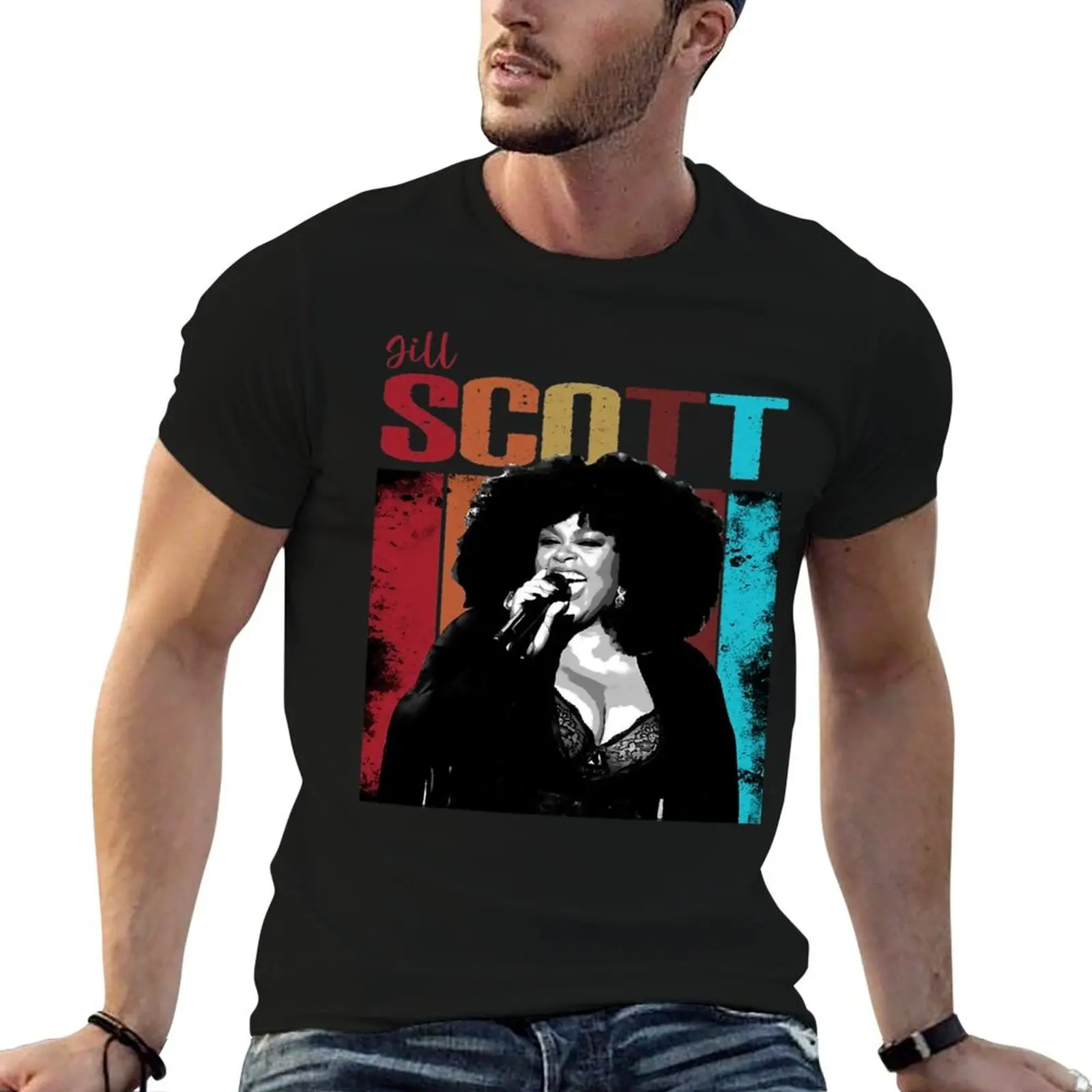 T-Shirt inspirant Grace Jill music Scotts Hidden Figures Contribution, t-shirt en coton pour homme, t-shirt graphique