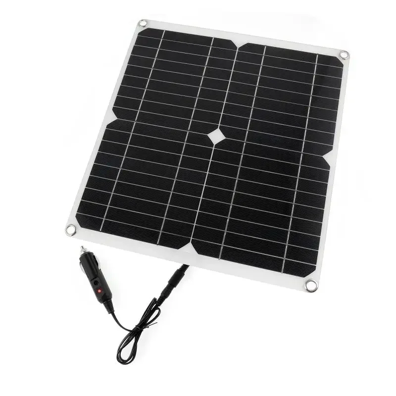 100W Solar Panel mit 10/20/30/40/50/60A Solar Controller Kit Komplette notfall Power Versorgung Generator für Telefon Im Freien