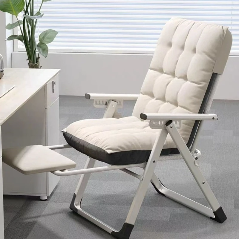 

Office foldable recliner lunch break dual-purpose chair household computer chair dormitory lazy sofa chair backrest