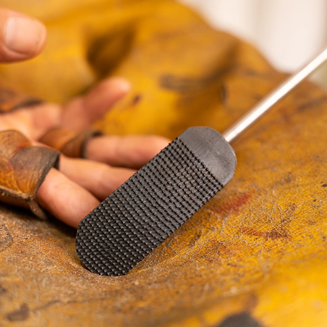 Leather Craft Shoemaker rubbing flat semi-circular triangular file shoe grinding Shoe making tool