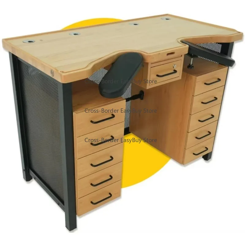 

Professional Watchmaker's Repair Tool 1280/1450*650 * 960MM Beech Wood Desktop Standard Watch Repair Table