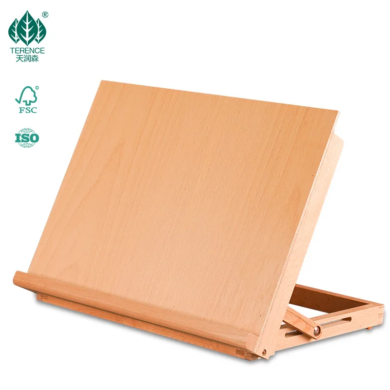 Easel Desktop Art Student Special Easel Wooden Folding Bookshelf Easel Bevel Writing Board Portable