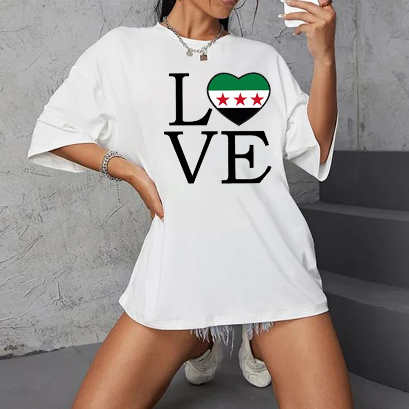 Syria Map Oversized T-Shirt, Syrian Flag, Gift, Unisex, Fun,Free,December 8,2024 Damascus Sweater,Middle East,Streetwear, Unisex