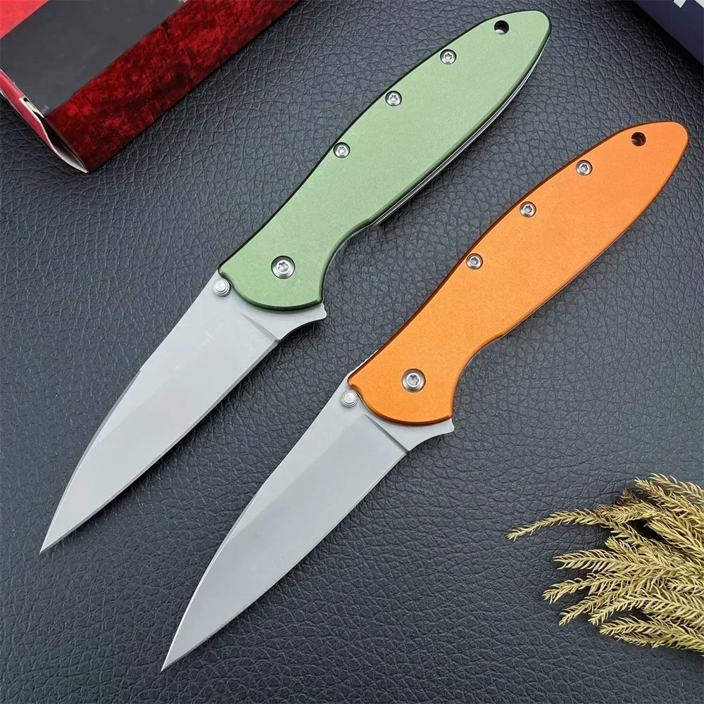 Outdoor 1660 Green Onion Leek Tactical Flipper Assist Folding Knife 8Cr13Mov Blade Hunting Camping Knives Pocket Sharp EDC Tools