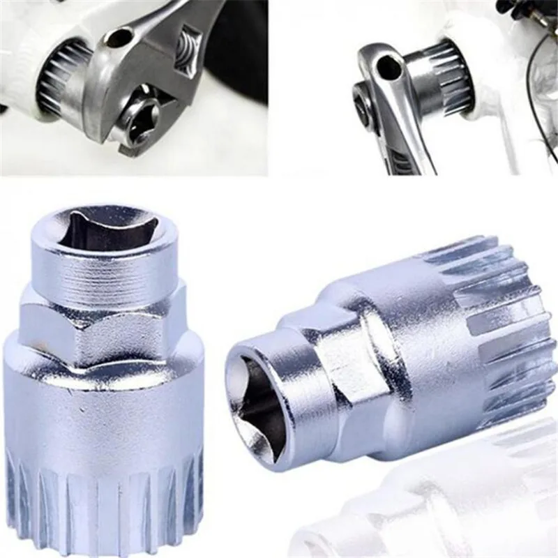 Bicycle Bottom Bracket MTB Bike Crank Extractor Remover Puller 20 Teeth Wrench Cycling Maintenance Repair Tools Accessories
