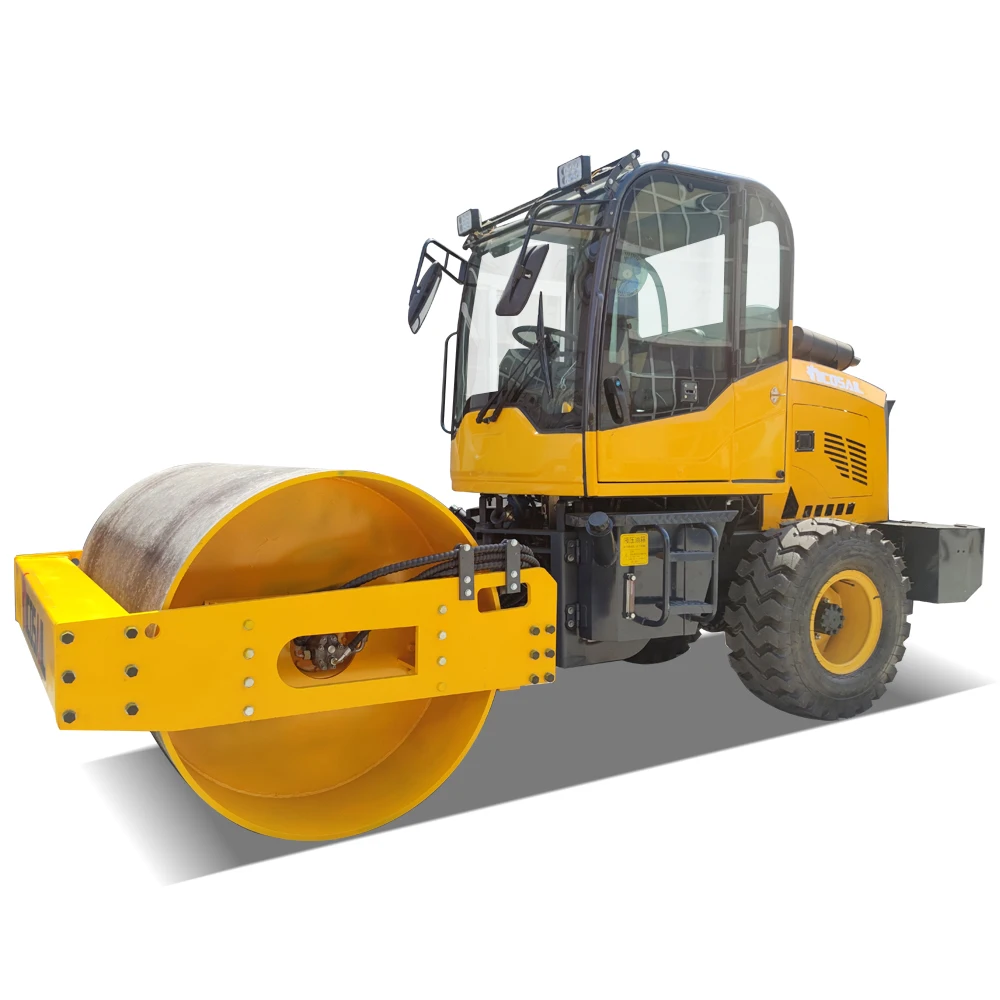 Compactor Roller High Quality Construction Road Machinery Hydraulic 6 Ton Mini Vibratory Road Roller Customization