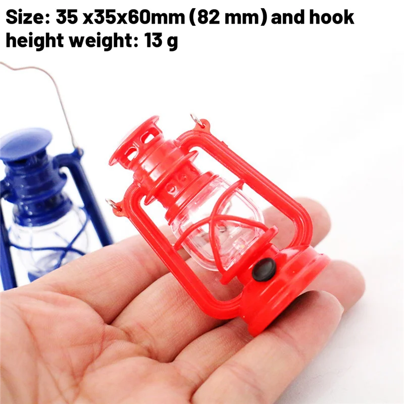 M04K 1/6 1/12 스케일 미니 등유 램프 인형 집 미니어처 조명 오일 램프 놀이 장난감 인형 집 액세서리 레드