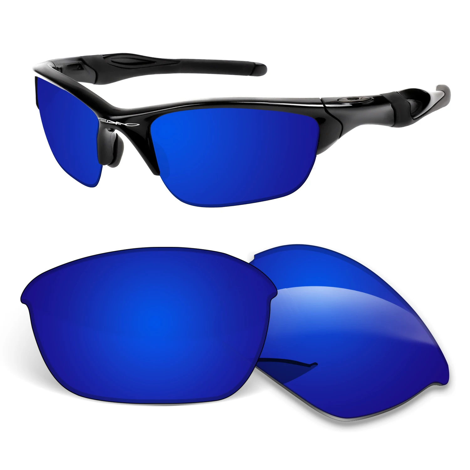 Performance Polarized Replacement Lenses for Oakley Half Jacket 1.0 Sunglasses(NOT Compatible with Half Jacket 2.0/ 2.0 XL)