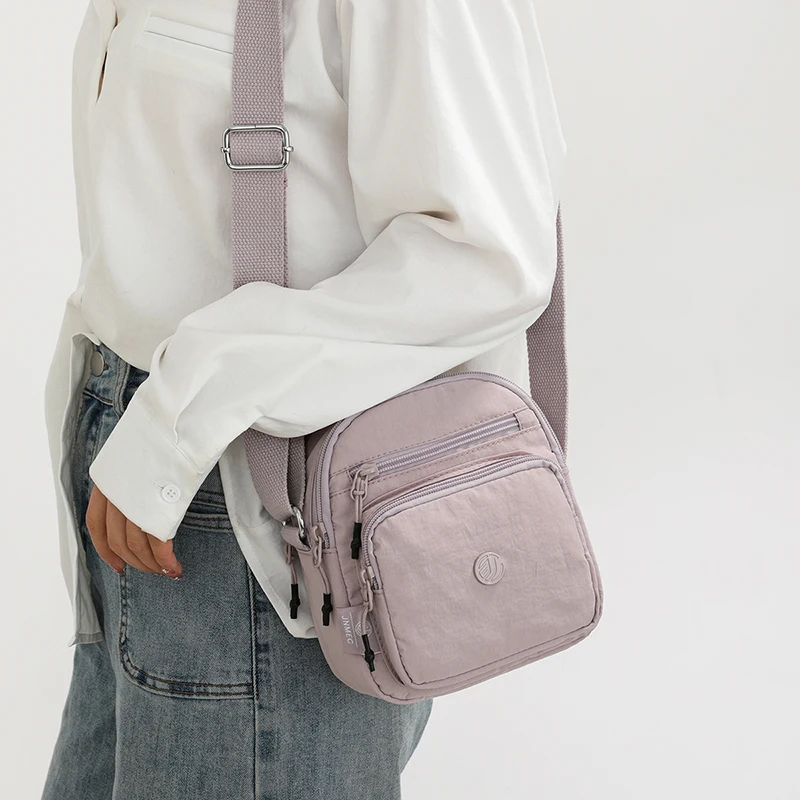 Leichte Oxford-Umhängetasche für Damen – Umhängetasche mit mehreren Taschen, ideal für Geschäftsreisen und Reisen – Detail 20