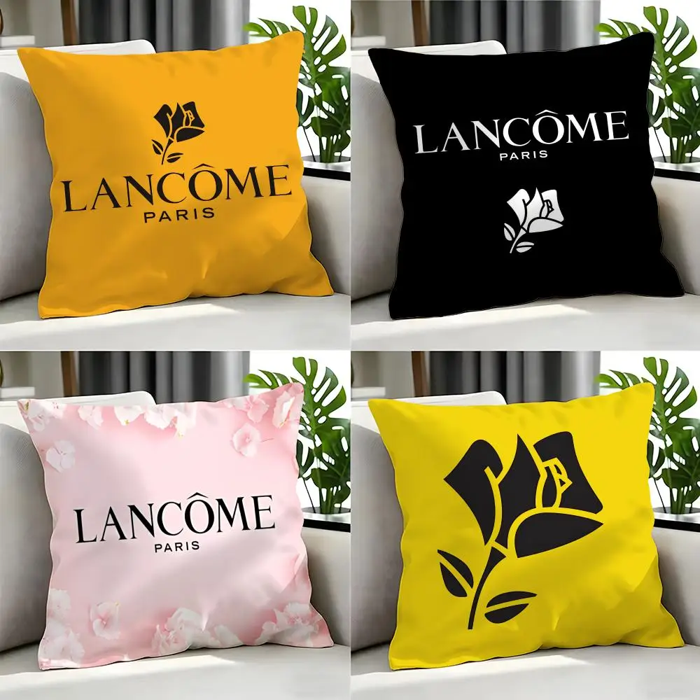 Funda de cojín marca Lancome, juego de fundas de cojín, 4 Uds., 50x50, 45x45, 40x40, funda de almohada decorativa para sofá, decoración del hogar