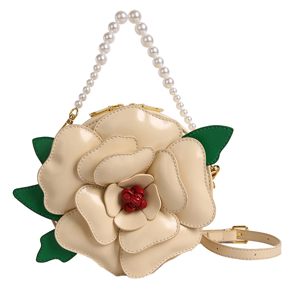 

Fashion Beautiful Flower Shoulder Bags for Women Summer Party Trends Sweet Girls Cute Fresh Art Creative Handbags Crossbody Bags