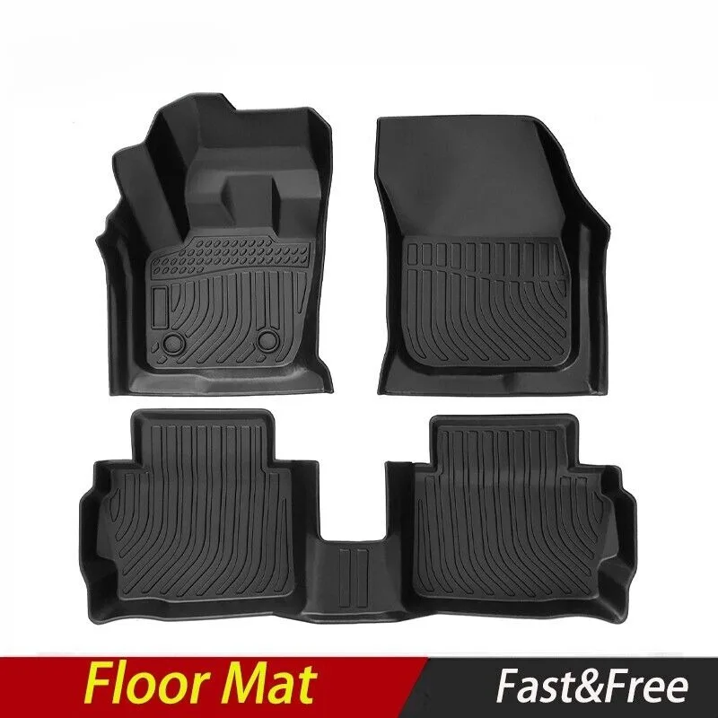 

Car Floor Mats Cargo Liners for 2013-16 Ford Fusion All-Weather TPE Rubber United States