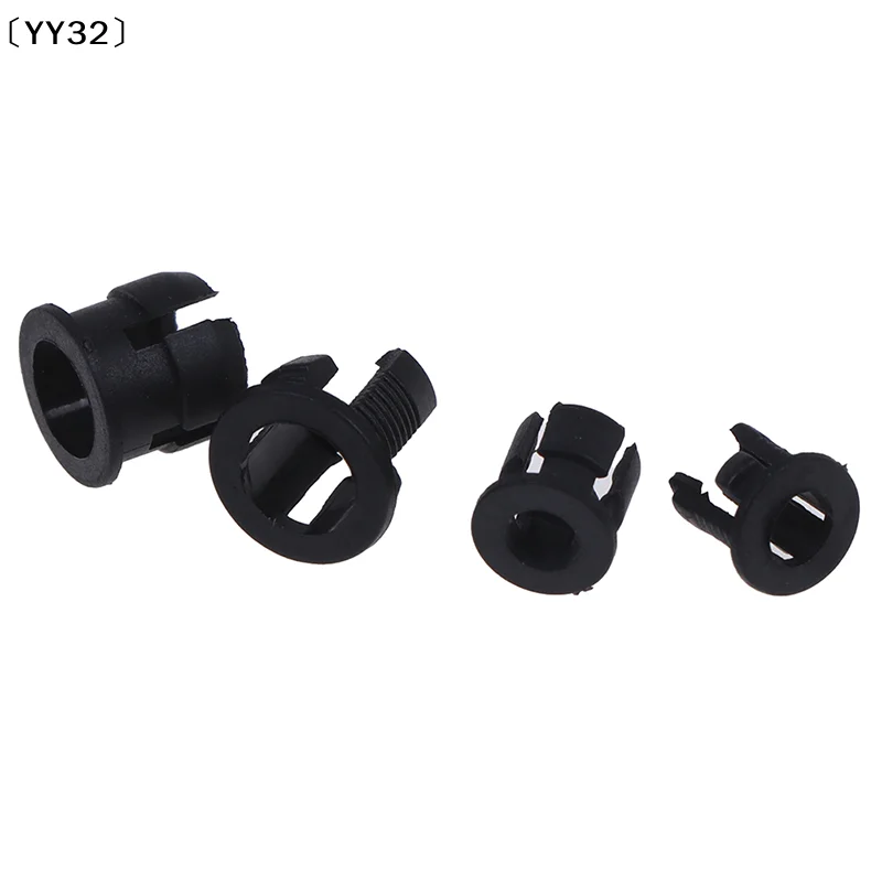 50Pcs 3mm/5mm Plastic LED Holders Clips-Bezels Mounts Cases Housings Black〔YY32〕