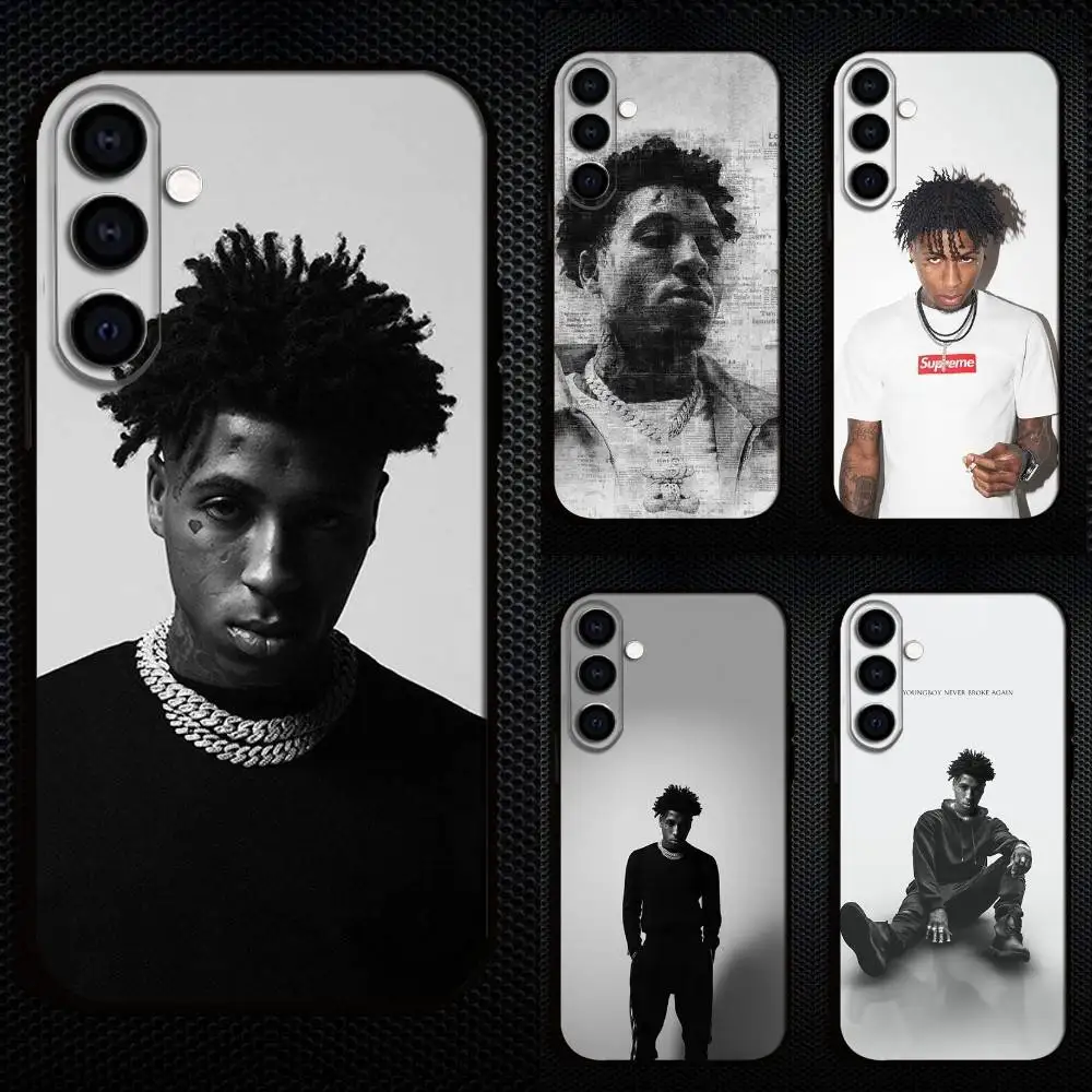 

Rap Y-YoungBoy Phone Case For Samsung Galaxy A73,A72,A71,A70,A53,A52,A51,Others Soft Black Cover