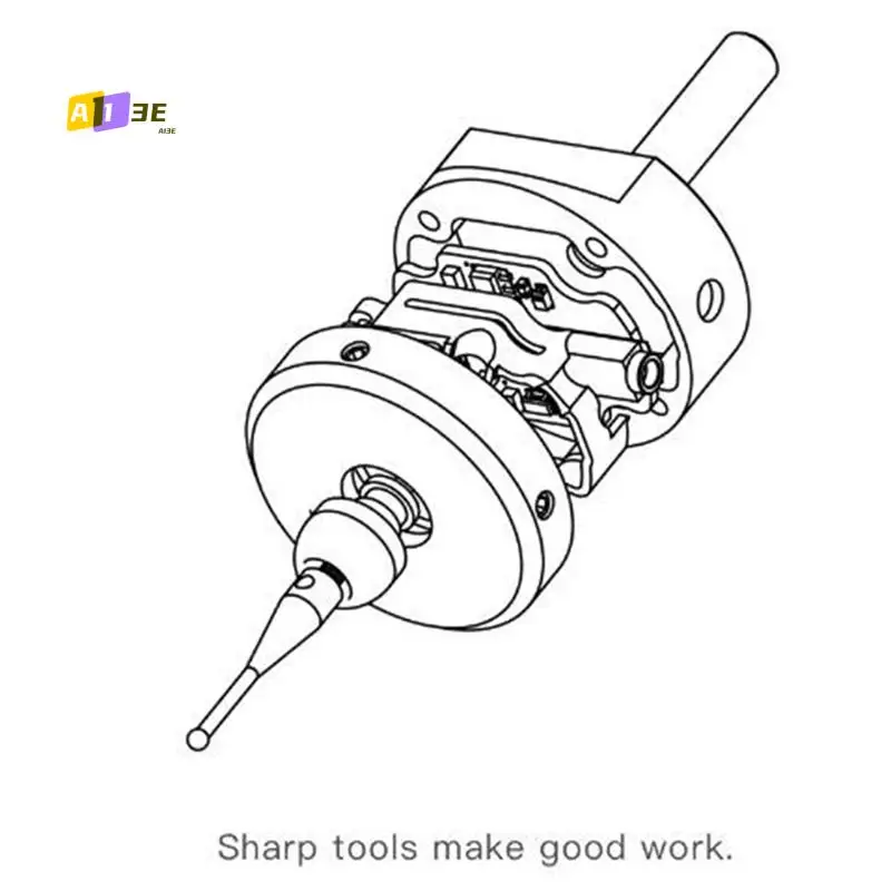 

A13E-CNC Latest V6 Anti-Roll 3D Touch Probe Edge Finder To Find The Center Desktop CNC Probe Compatible With Mach3 And Grbl
