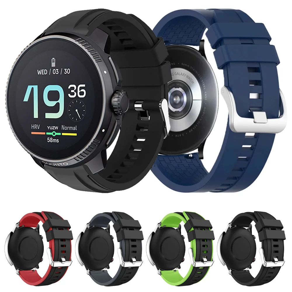 حزام سيليكون لسباق suuno ، سوار قابل للتنفس ، سوار رياضي ، سوار للياقة البدنية ، 20 ، 22 ، الذروة ، DLC ، PRO 3