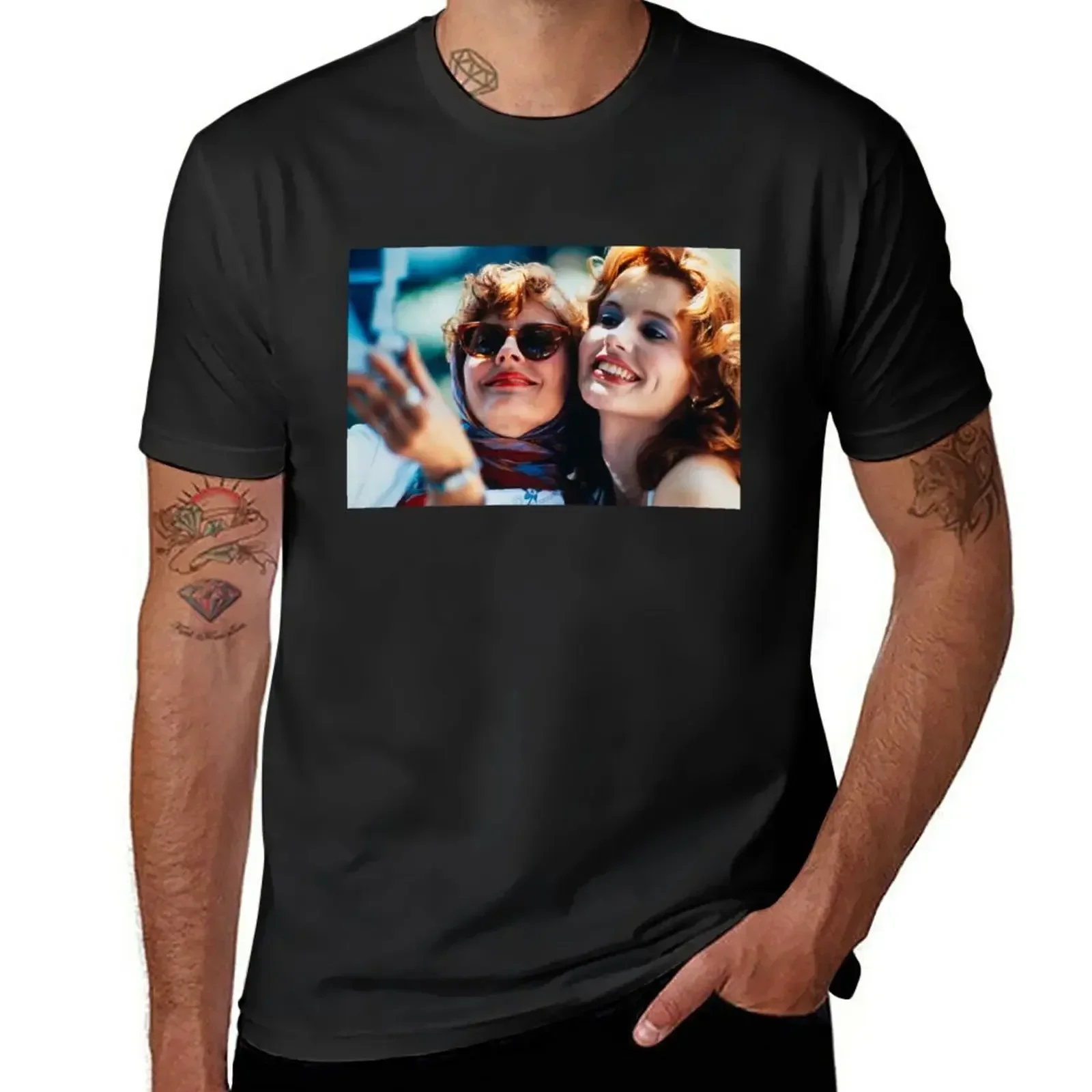 

New Thelma & Louise poster classic movie T-Shirt tshirts for mens designer clothes t-shirt t-shirt mens tall t shirts