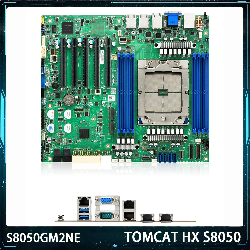 S8050 S8050GM2NE Server Motherboard For TYAN DDR5 PCIe 5.0 M.2 8 Channels CEB Support EPYC 9004 Series Works Perfectly Fast Ship