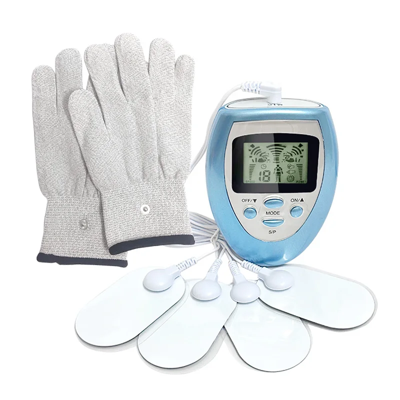 Ems Massage Gloves For Muscle Massagers Body Relaxation Tens Physiotherapy Low Frequency Massage Cervical For Neck Back Face Leg