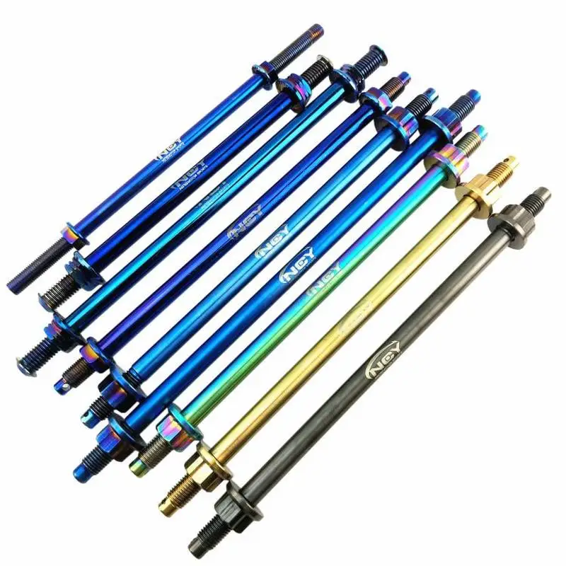 Universal NCY 12mm Axis 230mm 280mm 320mm Front Axle Fork Wheel Stainless Steel Front Wheel Shock Absorption Axis for  Honda BWS