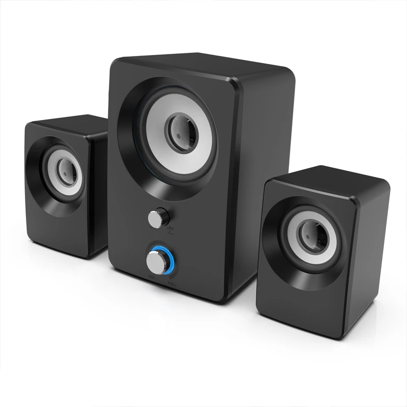 Wired 2.1 Channel Computer Audio Home Desktop Laptop Computer Combination Subwoofer Speaker