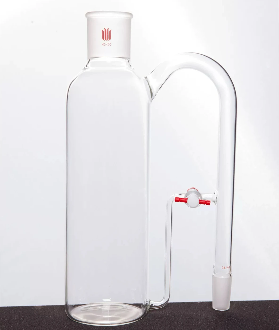 

Liquid-Liquid Extractor, Capacity 1000mL, Upper Female Joint 45/50, Lower Male Joint 24/40, Borosilicate, E120200