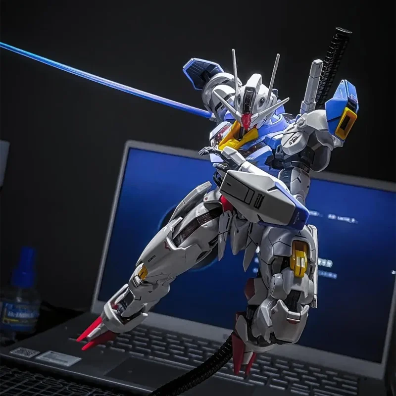 ‌FM 1/100 Aerial The Witch From Mercury Mech Model Kit Assembly Action Figure Water Slide Sticker Bracket Gift for Collectors