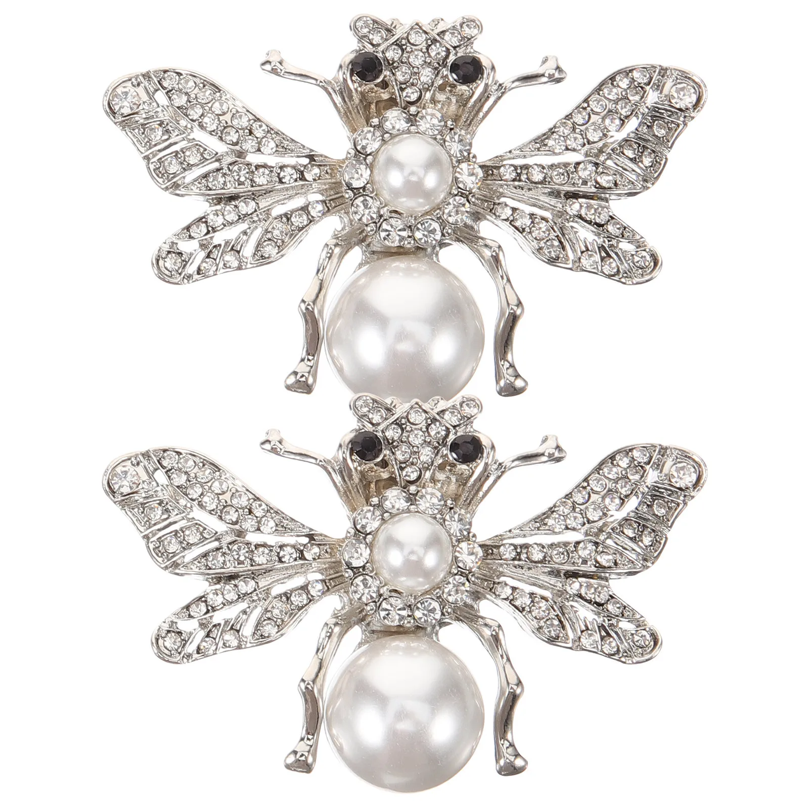 

1 Pair Detachable Bee Shape Shoe Clip Rhinestone Bride Buckle For Bridal Wedding Prom Decorative Embellishment Women Shoe