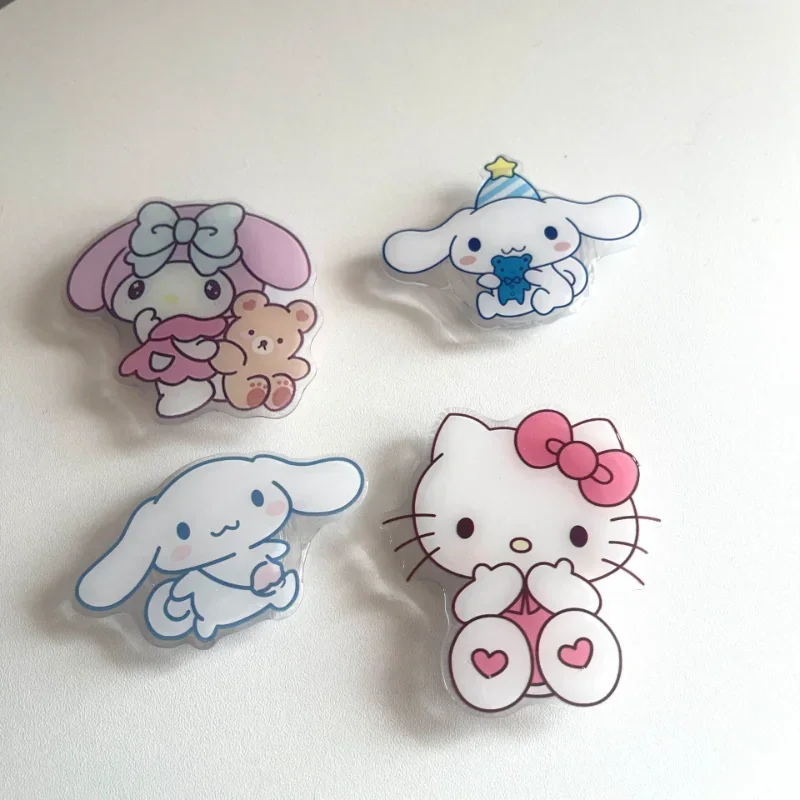 سانريو مرحبا كيتي حامل هاتف البنصر حامل قابل للطي حامل جوّال بلاستيكي حامل المقبس قابلة للتمديد قبضة الاصبع للهاتف المحمول #2