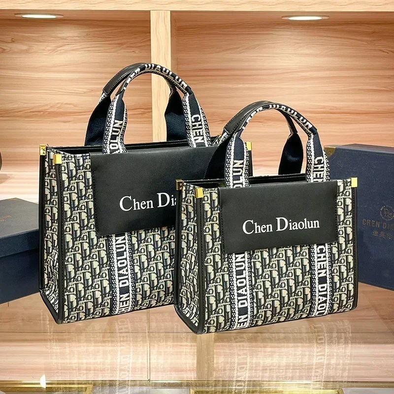 Famous Designer Luxury Brand Brand Embroidery Large Capacity Tote Bags High Quality Women Purse Handbags Shoulder Messenger Bags