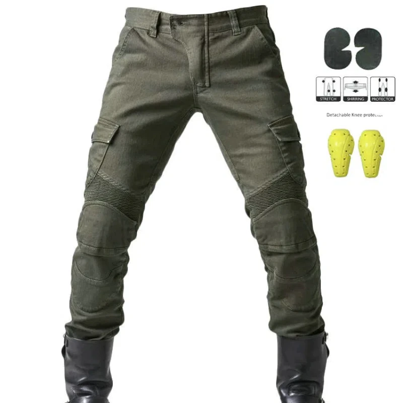 

Summer New Breathable, Comfortable, Windproof Cycling Pants, Elastic Motorcycle Anti Drop and Wear Resistant Motorcycle Jeans