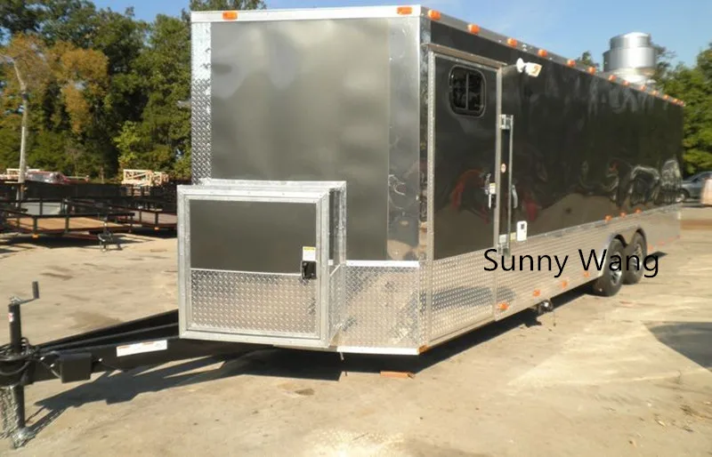 Mobilna kawa wózek na lody grill Catering koncesja ulica Vending wózek spożywczy Mini ciężarówka na sprzedaż