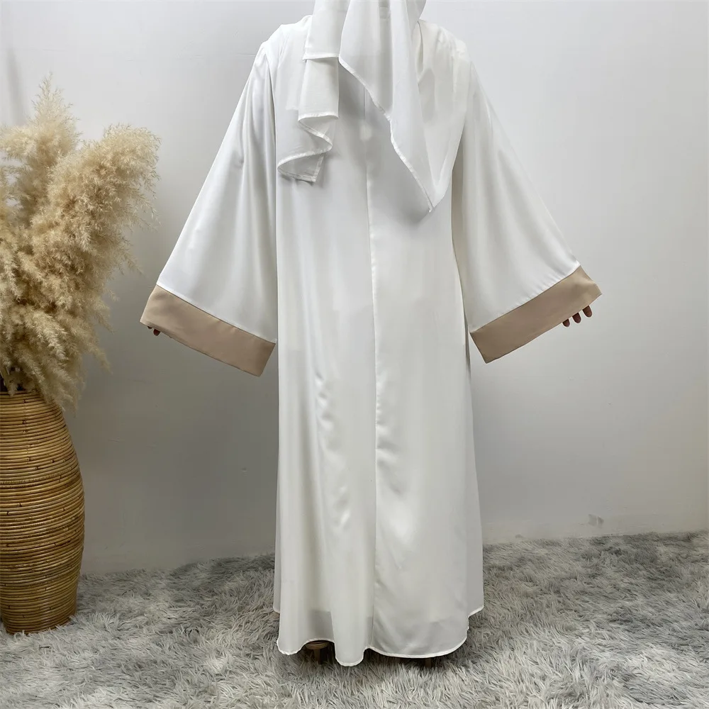 

Dubai Patchwork Abaya Muslim Dress Women Eid Ramadan Islamic Clothing Turkey Arabic Robe Musulman Kaftan Jalabiya Caftan Casual