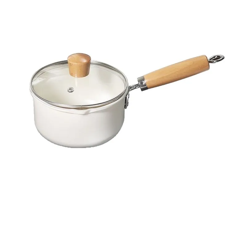 Pot Household Ceramic Small Pot Non-stick Pan One Person Food Instant Noodle Soup Pot Baby Soup Complementary Food Fried Wok