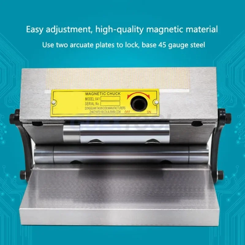 100*175 Sine Magnetic Watch Brass Surface Grinder 0-45°Adjustable Angle Portable Disc Grinder Swash Plate Sine Magnetic