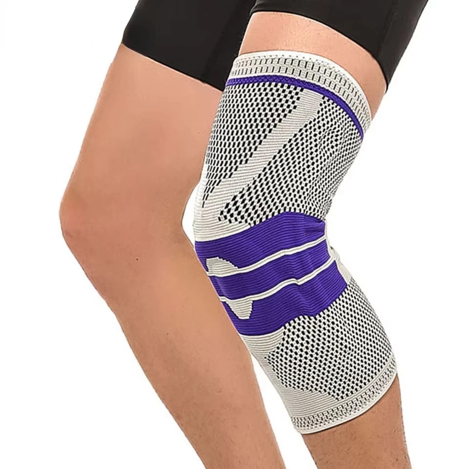 AOLIKES Basketball Support Silicone Padded, Knee Padded, Knee Padded, Support, meniscus Knead Protects, Sports