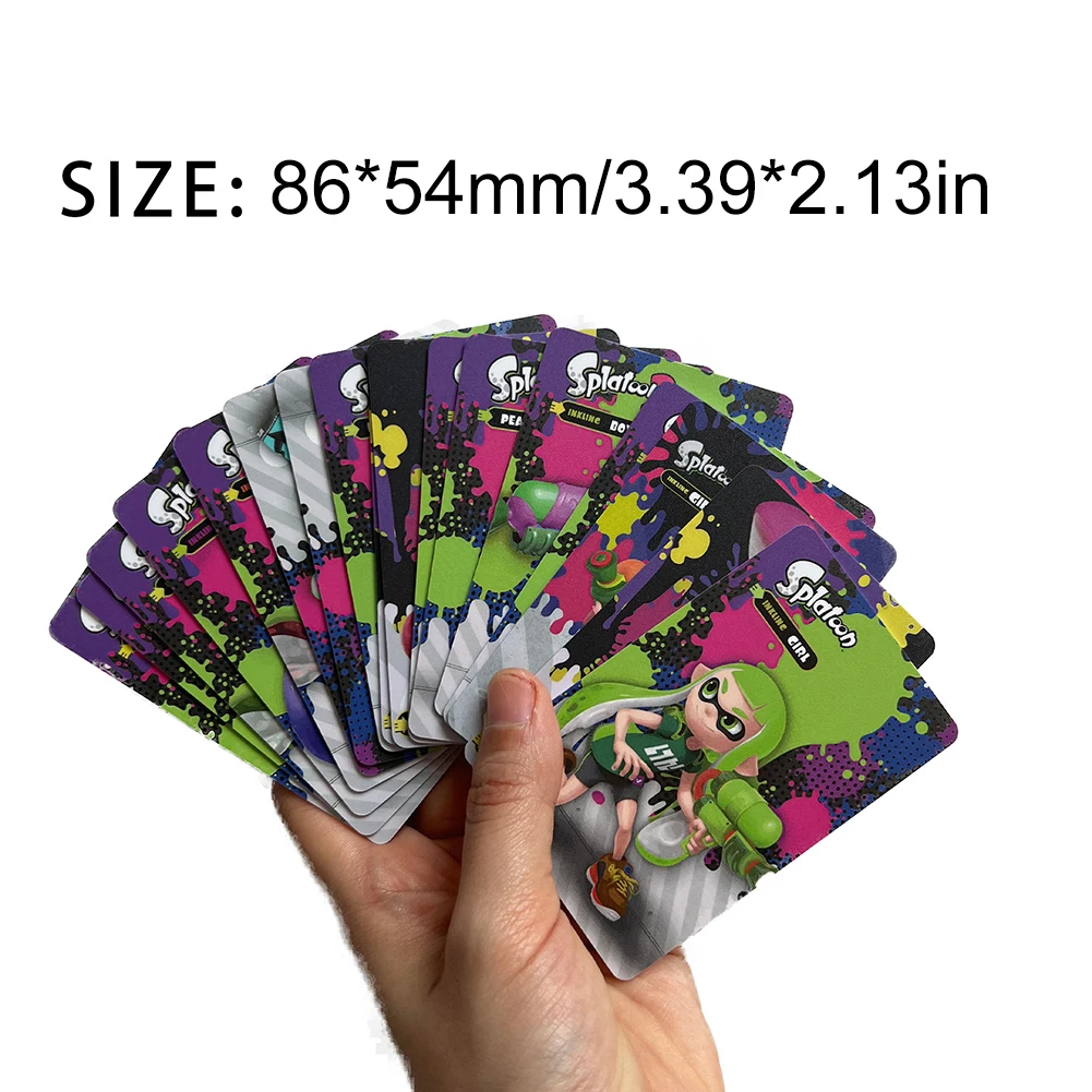 3-23pcs For for amiibo Cards For for amiibo Splatoon PVC NFC Tag Game Cards Splatoon 2 & 3 PVC NFC Tag Game Cards for Switch