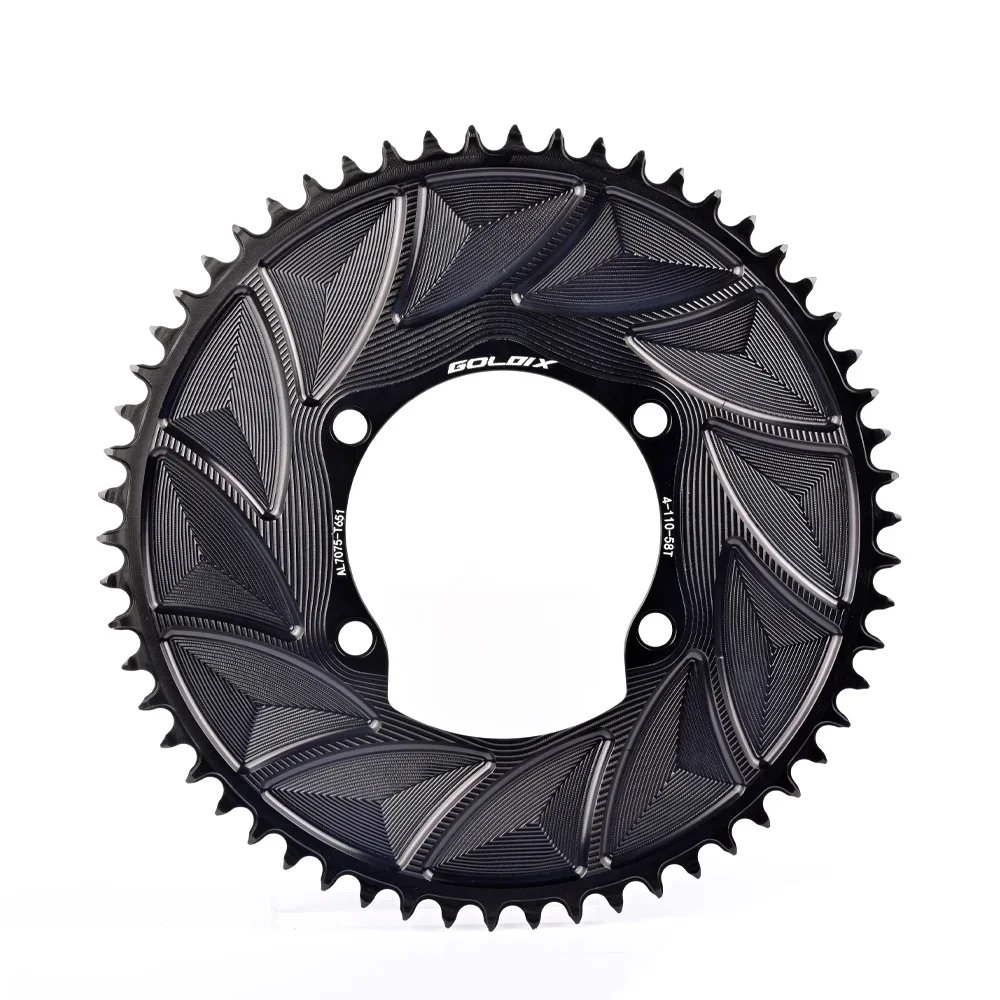 AliExpress GOLDIX Road Bike Gravel Bike Single Chainring 110BCD Suitable for Shimano R7000 R8000 R8100 R9200 Suitable for Crank Power Meter
