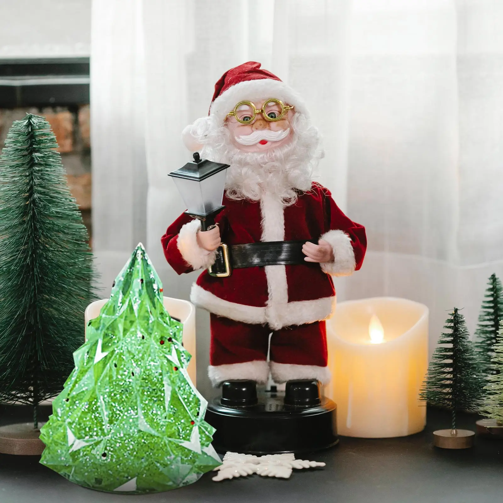 2 Pcs Silicone Mold DIY Tree Light Casting Night White Christmas Silica Gel 3D Desktop Decoration Gift