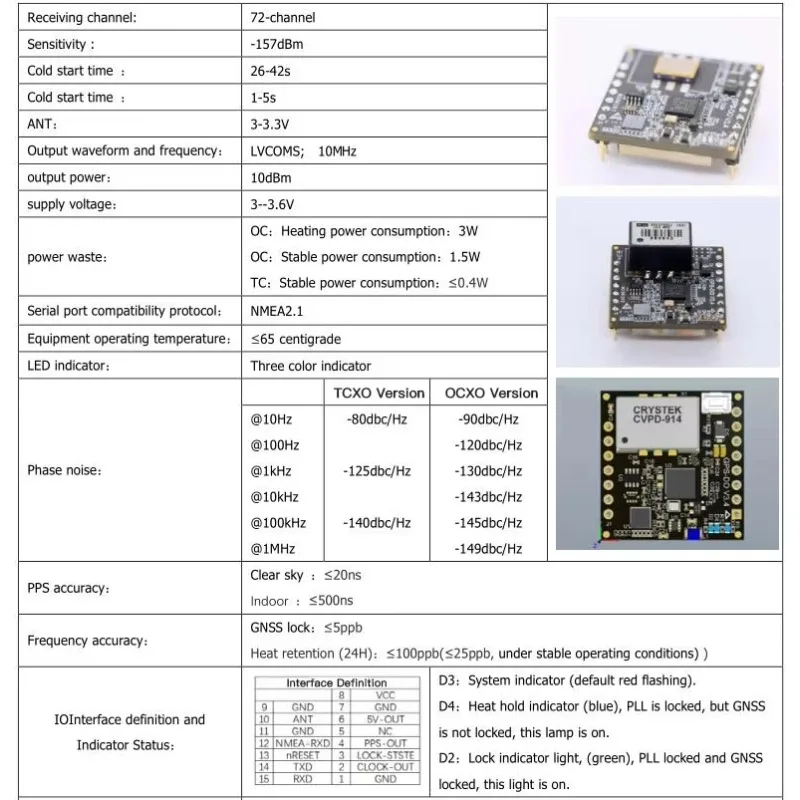 NEW HamGeek GPS-DO 3.0 (OCXO) Low Power Optoelectronic GPS Disciplined Oscillator for USRP B210 B200 X310 view 6