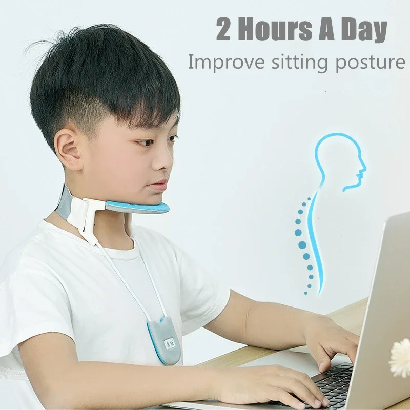 

NECK Helper Braces Pain Lightweight ,Supports Improving Forward Head Posture with heat Discreet Comfortable Cervical Collar