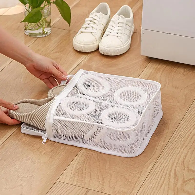 Washing Machine Shoe Bag lazy anti-deformation shoe cover Reinforced Sneaker Wash Bag Heavy-Duty Sneaker Cleaning