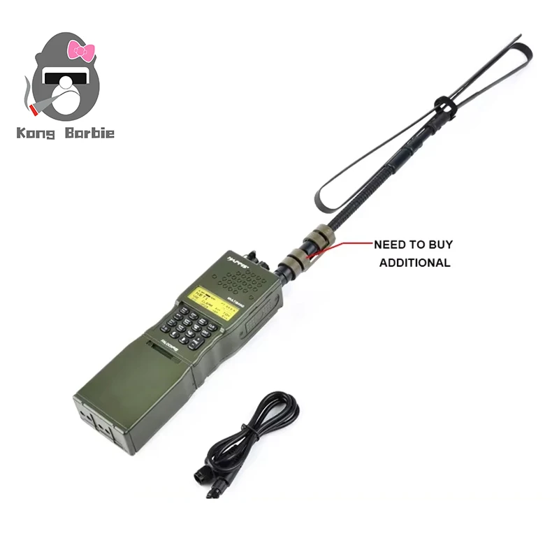 WADSN-Radio militar táctica, paquete de antena, Walkie PRC 148, interfono modelo