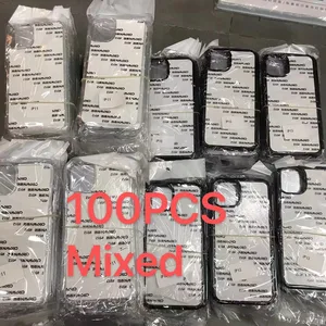 100 Teile Großhandel Plastikmagelung in weißem Telefon Druckabdeckung für iPhone 16 16 Pro 15 Promax 14 plus 13 12 11 11 Hauptverkaufskassen für Großhandel Sublimation - №8