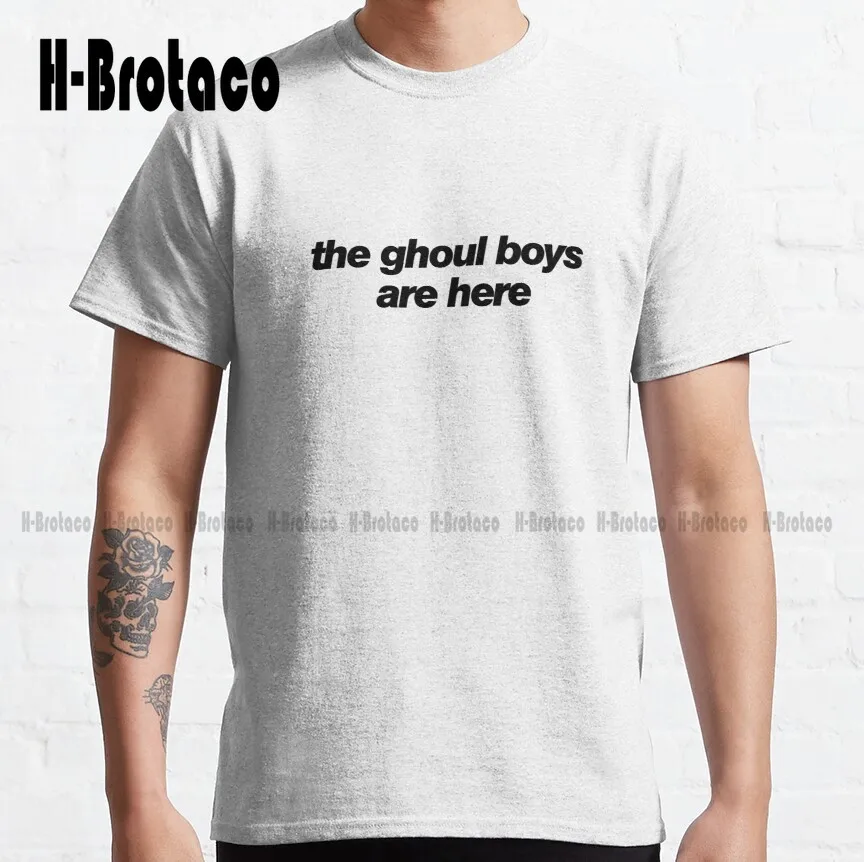 Buzz Feed Unsolved The Ghoul Boys Are Here Classic T-Shirt Womens Tshirts Graphic Oversized Graphic T Shirts 100% Cotton Xs-5Xl