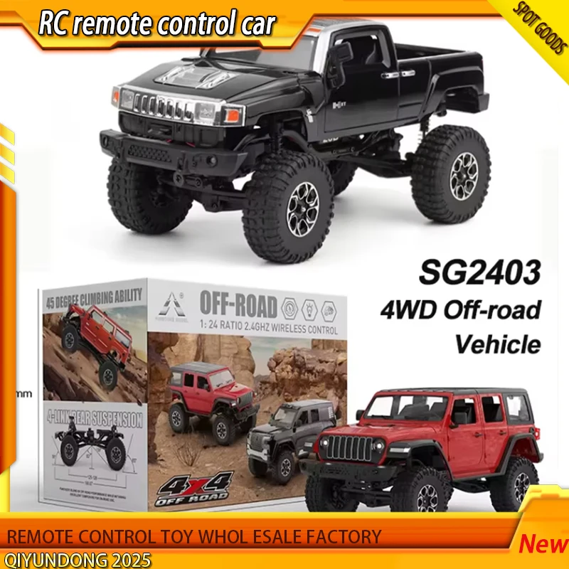 

SG2403 1/24 Mini Rc Car 2.4g Remote Contorl Vehicle 4wd Off-Road High Speed Climbing Pickup For Children Boys Gift Toys Model