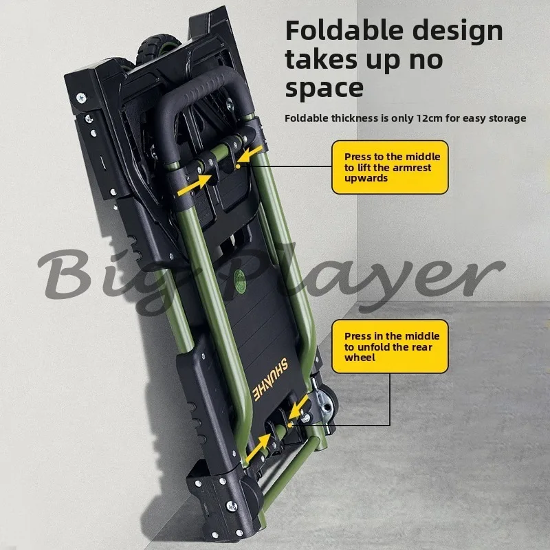 Troli Keranjang Belanja Truk Tarik Portabel